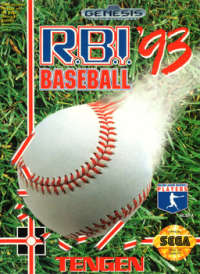 RBI Baseball 93 Sega Genesis  box art